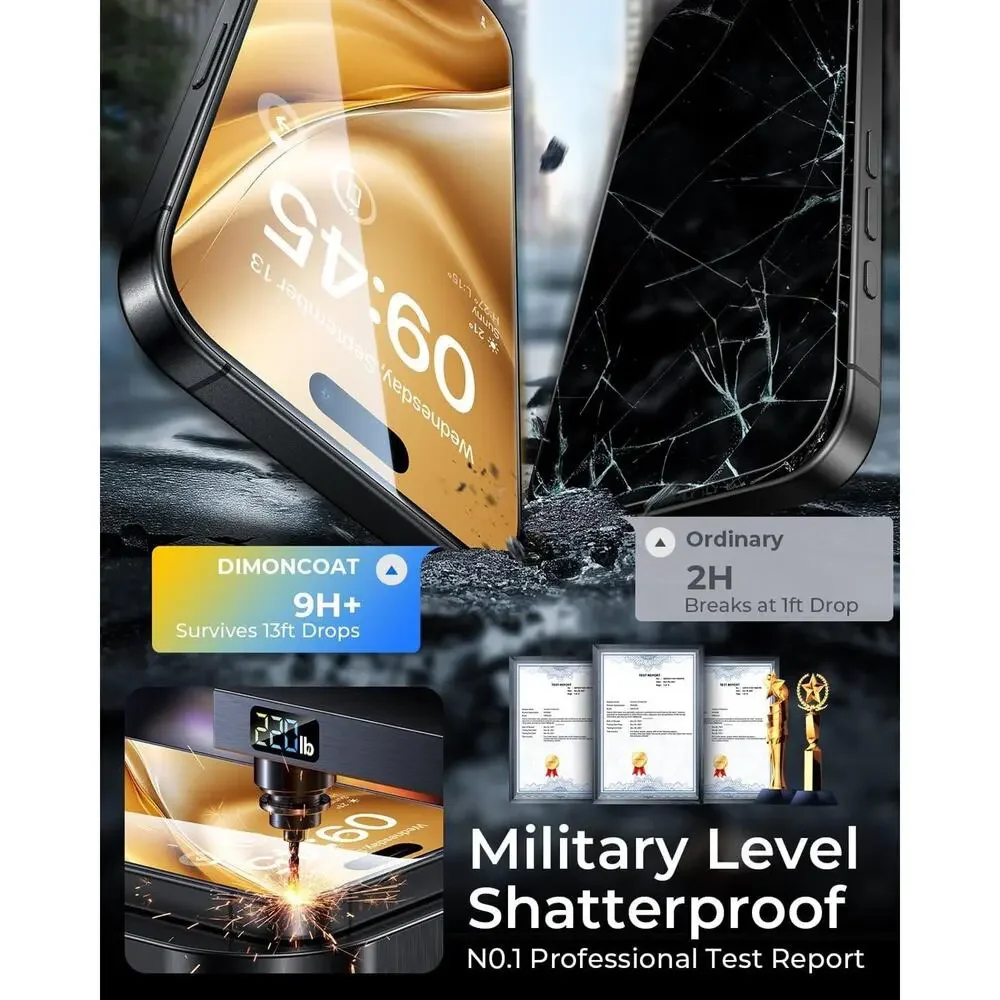 Screen Protector Compatible with iPhone 16 Plus